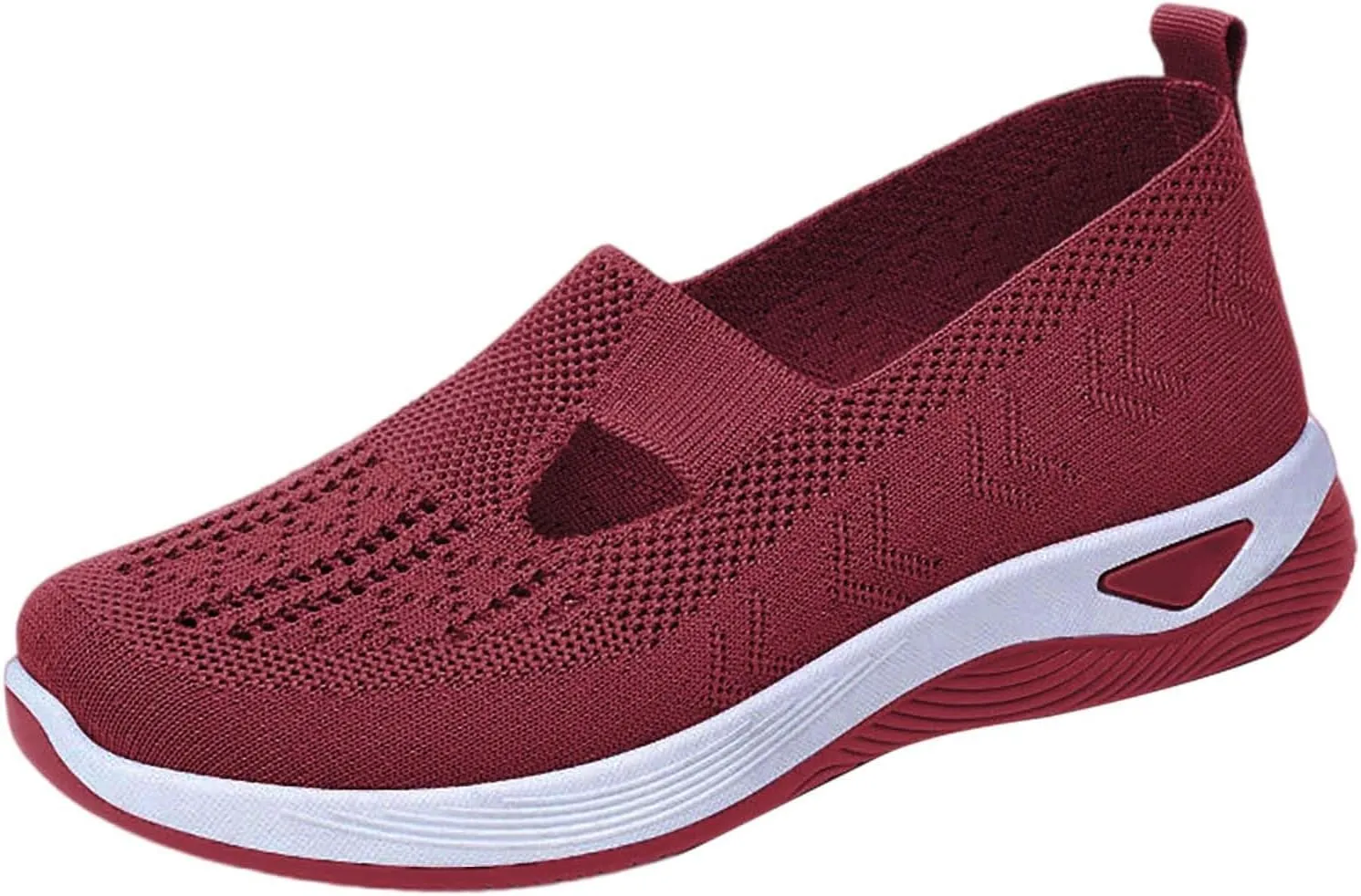 Orthopedic Shoes for Women Woven Orthopedic Running Shoes for Men Flat Feet Casual Slip On Shoes White Sneakers Brown Tennis Shoe Casual Loafers