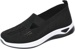 Orthopedic Shoes for Women Woven Slip on Walking Non Slip Work Shoes Women Walking Brown Casual Shoes Women Shoes Sneakers Black Tennis Shoe Casual Loafers