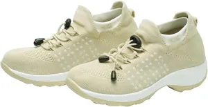 Orthopedic Shoes for Women Woven Slip on Walking Tennis Shoes Men Slip On Shoes Casual Platform Sneakers Black Tennis Shoe Loafers Casual Slip On