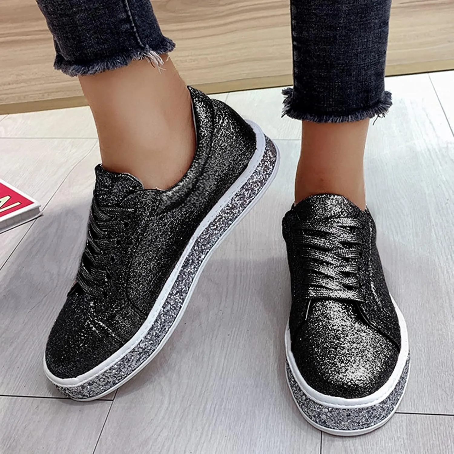 Plantar Fasciitis Walking Shoes Women Slip Ons Brown and Black Slip On Sneakers Women Women Slip On Shoes Wide High Top Sneakers for Women Zapatos para Pies Con Juanetes De Mujer