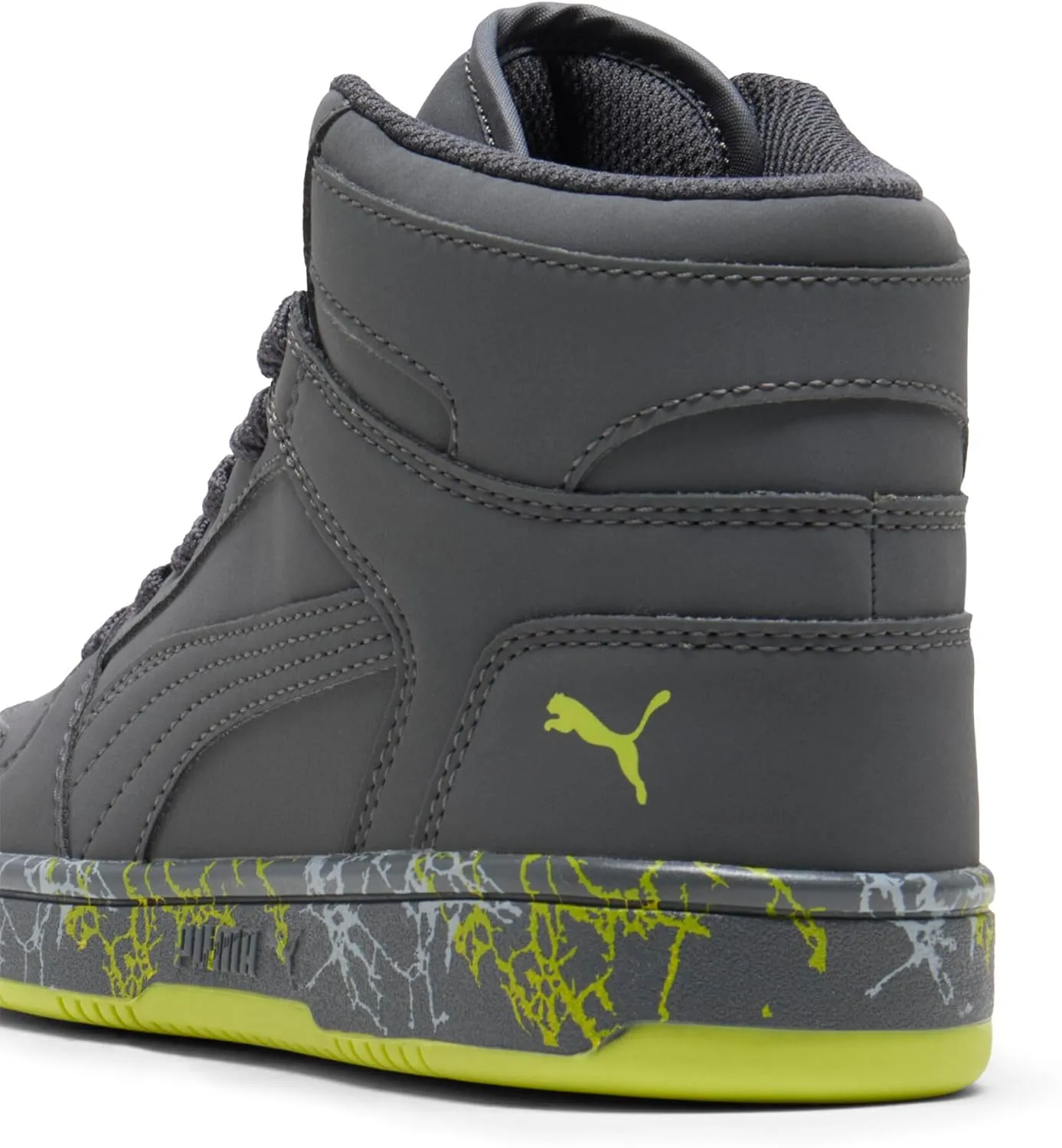 PUMA Unisex-Child Rebound Layup Mid Sneaker