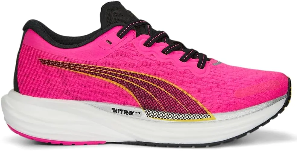 PUMA Womens Deviate Nitro 2 Running Sneakers Shoes - Pink