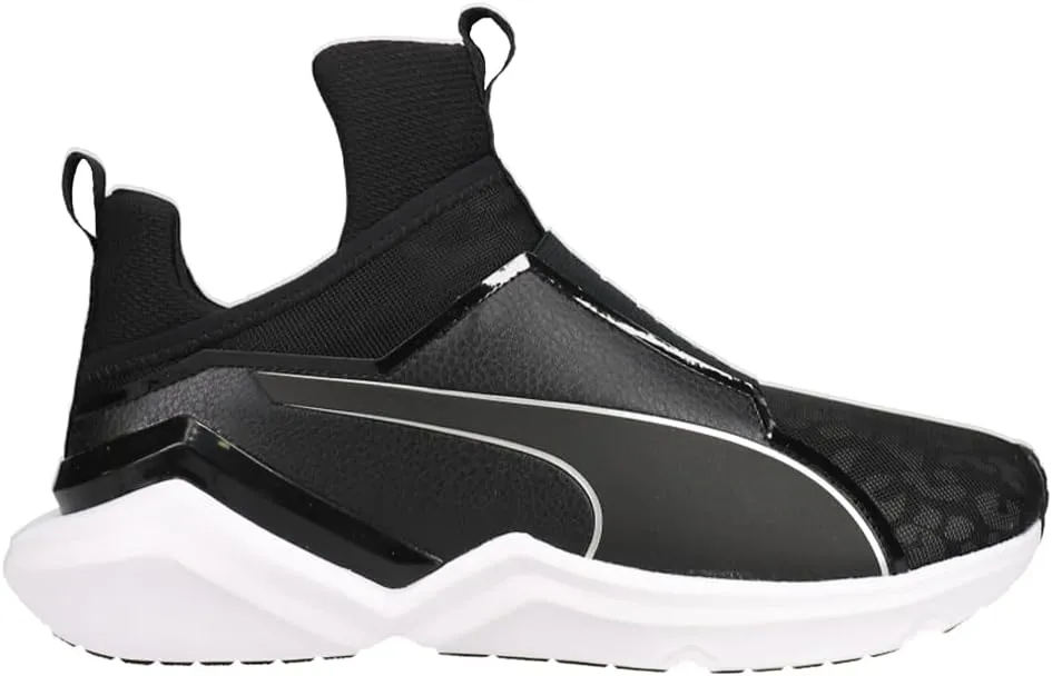 PUMA Womens Fierce 2 Reflective Faux Leather Fitness Running Shoes