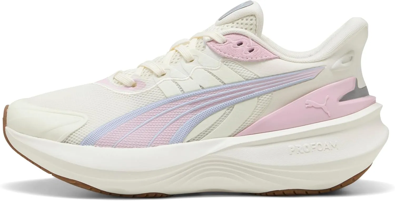 PUMA Women's Pulse Pro Running Shoes, White-Silver, 6.5