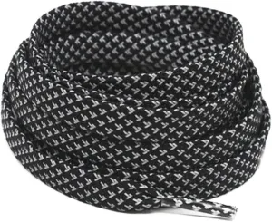 Reflective Flat Shoe Laces for Sneakers，Boots，Running Shoes，Casual Shoes (2 Pair Pack)