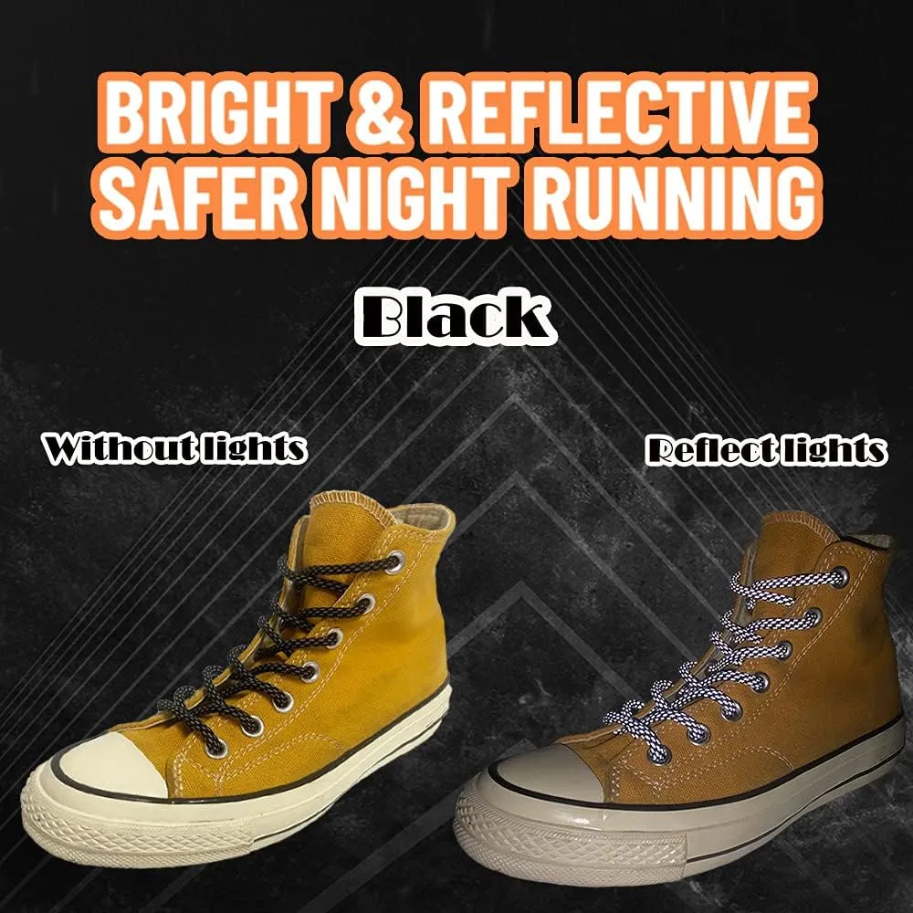 Round shoe laces Reflective for sneakers