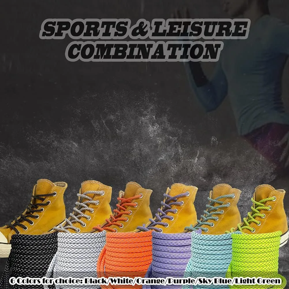 Round shoe laces Reflective for sneakers