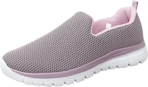 SBGMoSJ Casual Sneakers for Women Wide Zapatos Negros para Mujer Altos Womens Walking Shoes Slip On Sneakers Wide Width Black Tennis Shoes for Women Nursing Zapatos OrtopéDicos para Mujeres El