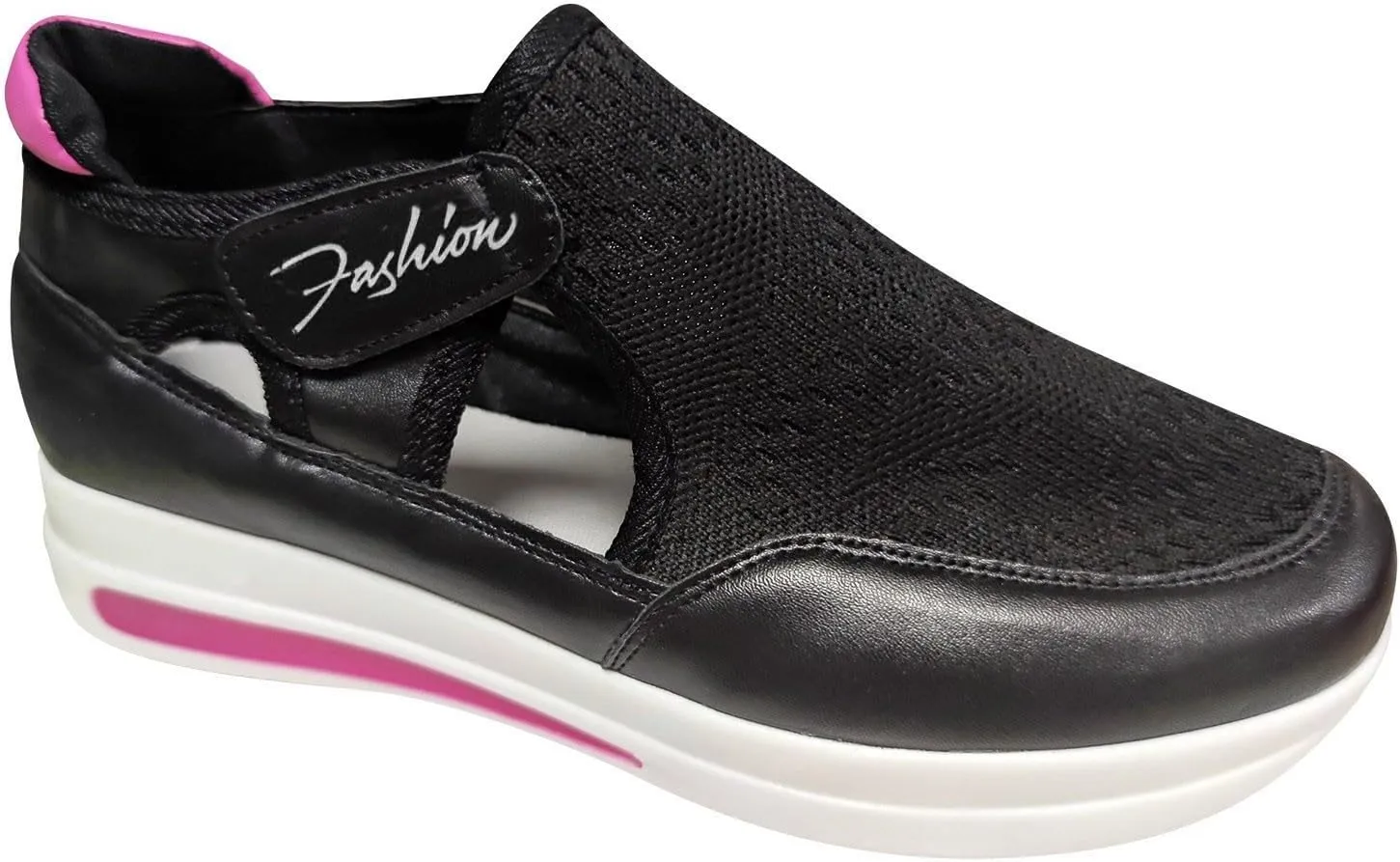 SBGMoSJ Platform Sneakers for Women Nurses Shoes for Women Comfortable Non Slip White Women Slip On Shoes Casual Women's Sneakers Size 8 Wide Comfy Black Shoes for Women Dressy