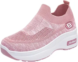 SBGMoSJ Wide Toe Box Casual Sneakers Women Zapatillas Ortopedicas para Mujer Sneakers Women Trendy Fashion Gym Shoes for Women Weight Lifting Trail Running Shoes for Women Size 9