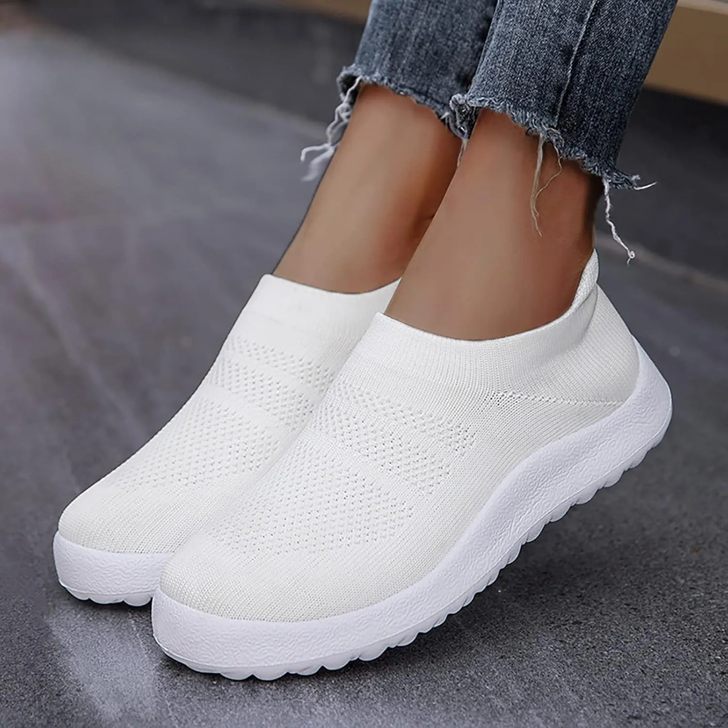 SBGMoSJ Women Sneakers Size 10 Slip On Zapato para Mujer Antiderrapante Trabajo En Restaurante Canvas Shoes for Women Sneakers Women's Fashion Sneakers Returns Womens Cycling Shoes Size 5.5 Women