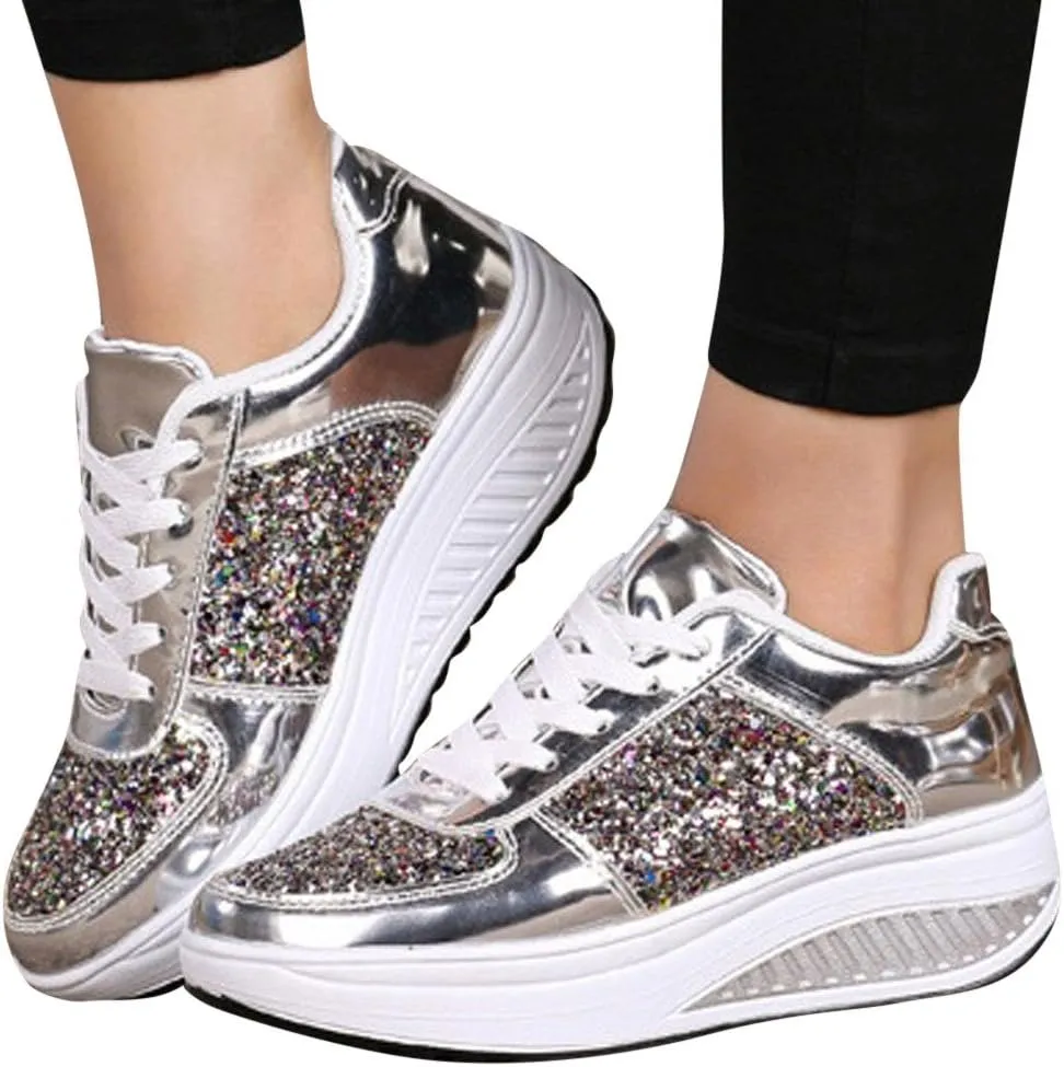 SBGMoSJ Womens Black Platform Fashion Sneakers Red and White Athletic Shoes Women's Womens Wide Width Shoes Dressy Casual Chunky Sneakers for Women Trendy Cute Comfy Fall Shoes Women