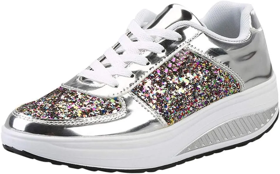 SBGMoSJ Womens Black Platform Fashion Sneakers Red and White Athletic Shoes Women's Womens Wide Width Shoes Dressy Casual Chunky Sneakers for Women Trendy Cute Comfy Fall Shoes Women