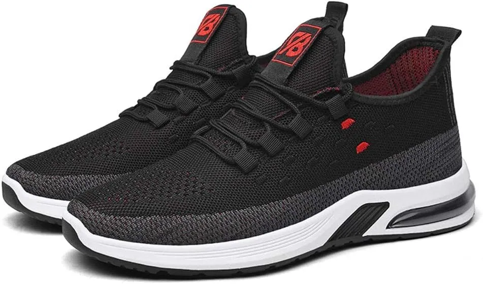 SBGMoSJ Womens Platform Sneakers Black Women's Hiking Shoes Size 5 Gym Shoes for Women White Sneakers for Women Low Top Zapatos Altos Negros Cadenas para Mujer