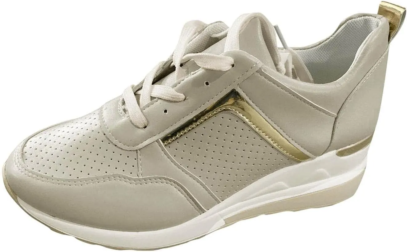 SBGMoSJ Womens Wide Casual Shoes Zapatos para Mujer CóModos Tenis Womens White Leather Slip On Sneakers Womens Shoes Sneakers Wide Toe Box Comfy Open Toe Flats Shoes Women Dressy Cute