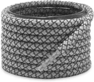 Shoemate Stylish Reflective Round Shoelaces for Sneakers, Athletic Shoes and Running Shoes