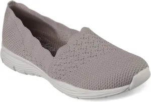 Skechers Women's Seager - Stat - Scalloped Collar, Engineered Skech-Knit Slip-on - Classic Fit