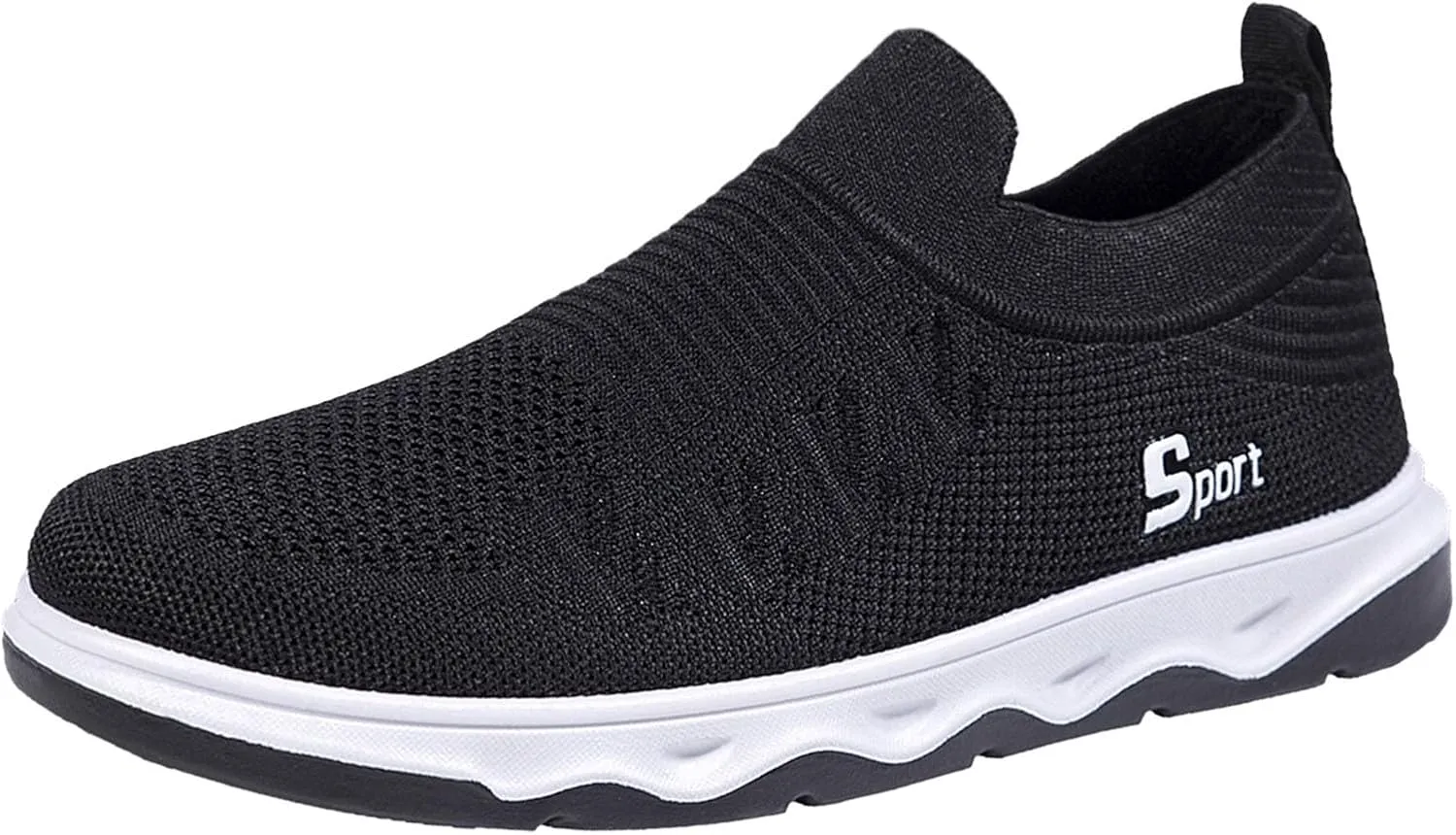 Slip on Walking Shoes for Men Casual Dressy Memory Foam Breathable Lightweight Fashion Sneakers Non Slip Arch Support Vacation Athletic Running Shoes
