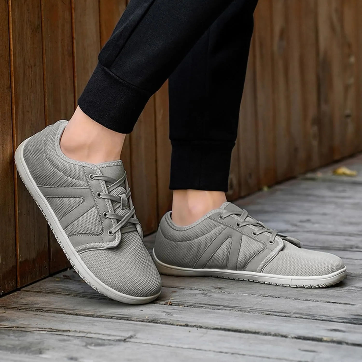 Slip on Walking Shoes for Men Comfortable Memory Foam Ultra Lightweight Breathable Fashion Sneakers Lace Up Non Slip Arch Support Vacation Training Gym Shoes Wide Width
