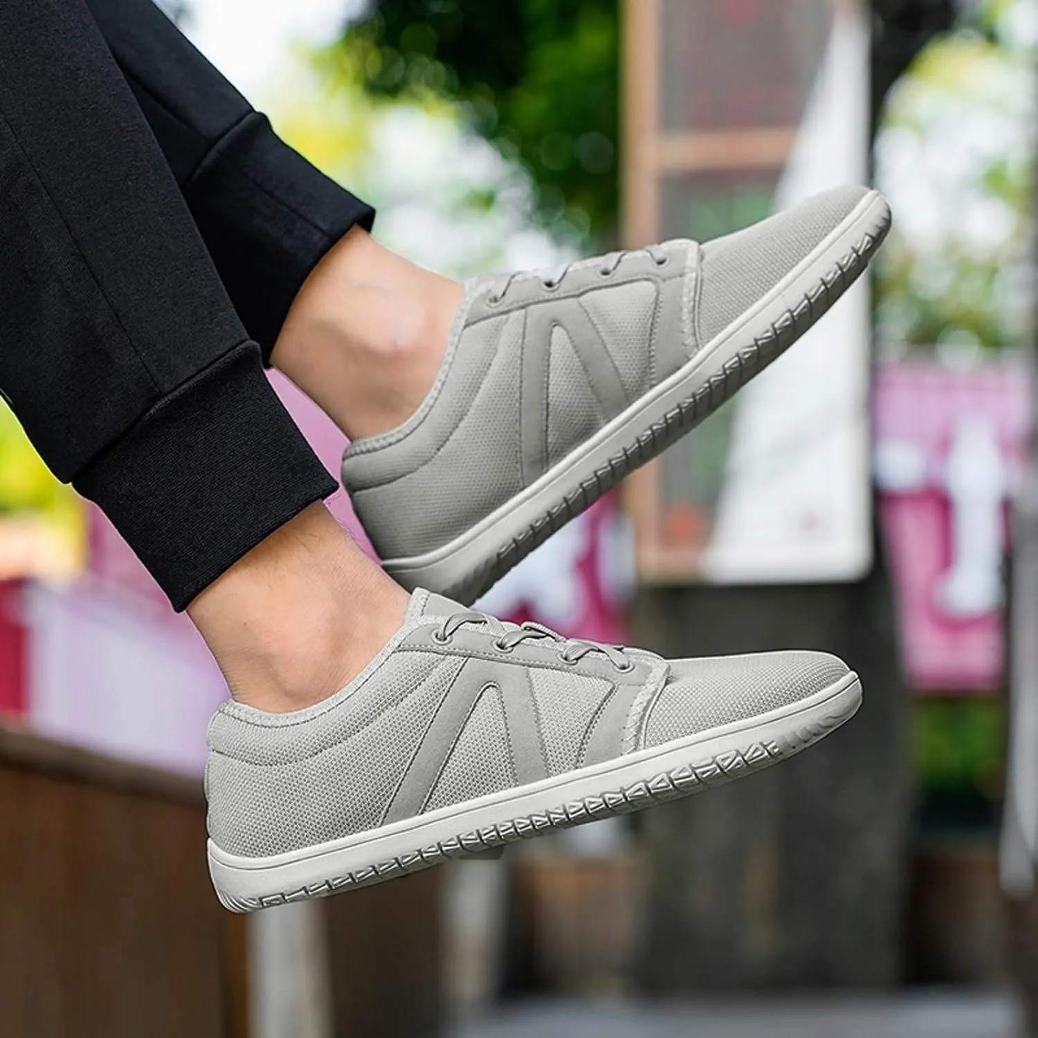 Slip on Walking Shoes for Men Comfortable Memory Foam Ultra Lightweight Breathable Fashion Sneakers Lace Up Non Slip Arch Support Vacation Training Gym Shoes Wide Width