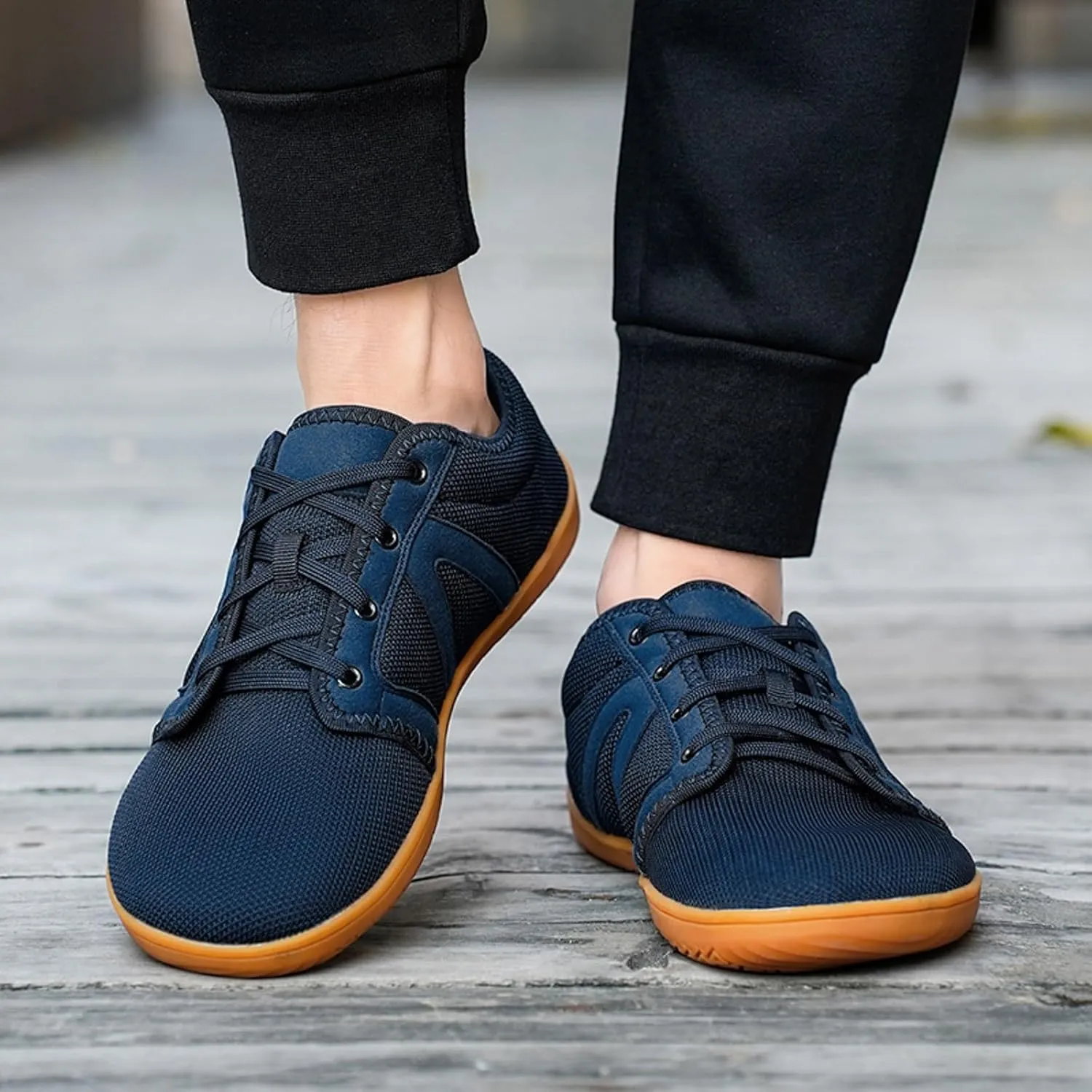 Slip on Walking Shoes for Men Comfortable Memory Foam Ultra Lightweight Breathable Fashion Sneakers Lace Up Non Slip Arch Support Vacation Training Gym Shoes Wide Width