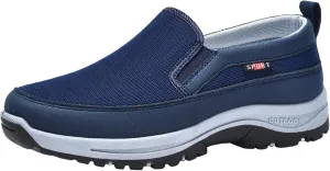 Slip on Walking Shoes for Men Comfortable Memory Foam Ultra Lightweight Breathable Fashion Sneakers Non Slip Arch Support Cushioning Athletic Running Shoes