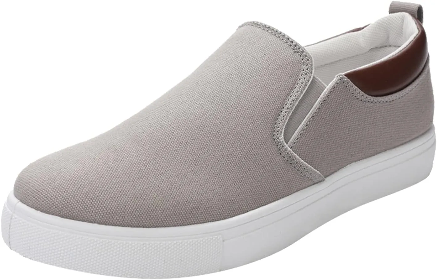 Slip on Walking Shoes for Men Comfy Knitted Memory Foam Breathable Lightweight Fashion Sneakers Non Slip Arch Support Cushioning Workout Tennis Shoes Wide Width
