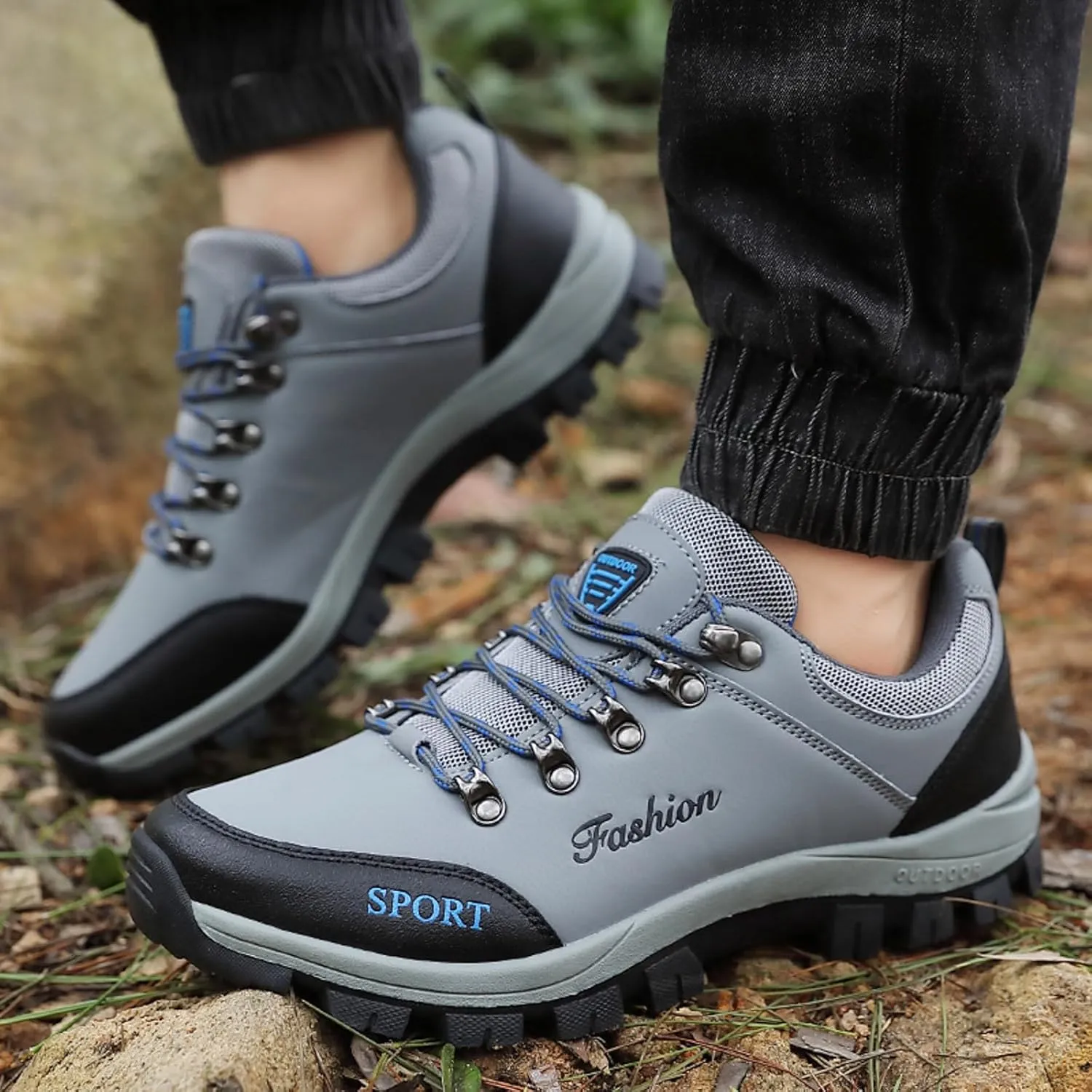 Slip on Walking Shoes Men Casual Dressy Memory Foam Breathable Mesh Fashion Sneakers Non Slip Travel Jogging Training Gym Shoes Wide Width