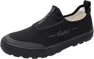 Slip on Walking Shoes Men Comfortable Memory Foam Breathable Fashion Sneakers Non Slip Arch Support Cushioning Workout Tennis Shoes Wide Width