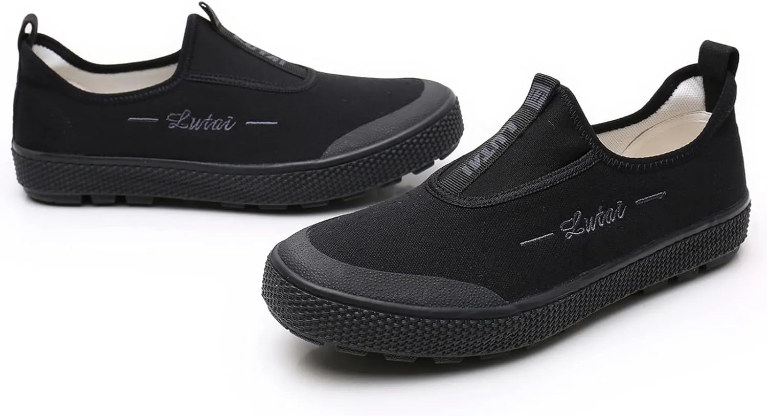 Slip on Walking Shoes Men Comfortable Memory Foam Breathable Fashion Sneakers Non Slip Arch Support Cushioning Workout Tennis Shoes Wide Width