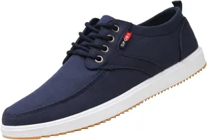 Slip on Walking Shoes Men Comfortable Memory Foam Breathable Mesh Fashion Low Top Sneakers Non Slip Arch Support Vacation Workout Tennis Shoes Wide Width