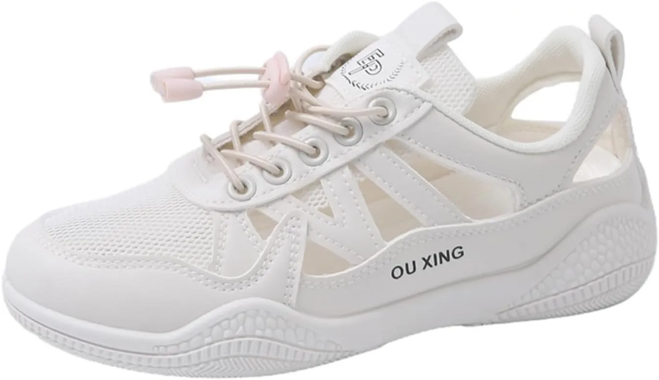 Summer Women's Mesh Sneakers - Breathable Lightweight Walking Shoes with Cushioned Insole & Durable Outsole for Driving, Casual Wear