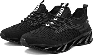 Tallboost Sneakers, Height Increasing Shoes Sneakers, Breathable Knit Slip on Sneakers Lightweight Athletic Gym Shoes Mens Walking Shoes