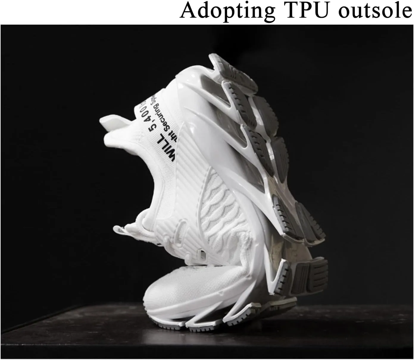 Tallboost Sneakers, Height Increasing Shoes Sneakers, Breathable Knit Slip on Sneakers Lightweight Athletic Gym Shoes Mens Walking Shoes