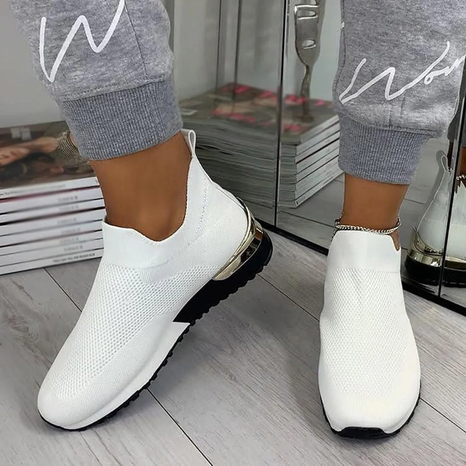 Trending High Top Sneakers for Women 2023 Zapatos De Vestir para Mujer Semi Cerrados Negros Womens Casual Shoes Size 11 Wide Platform Sneakers for Women Wide Width Trail Running Shoes Women Stability