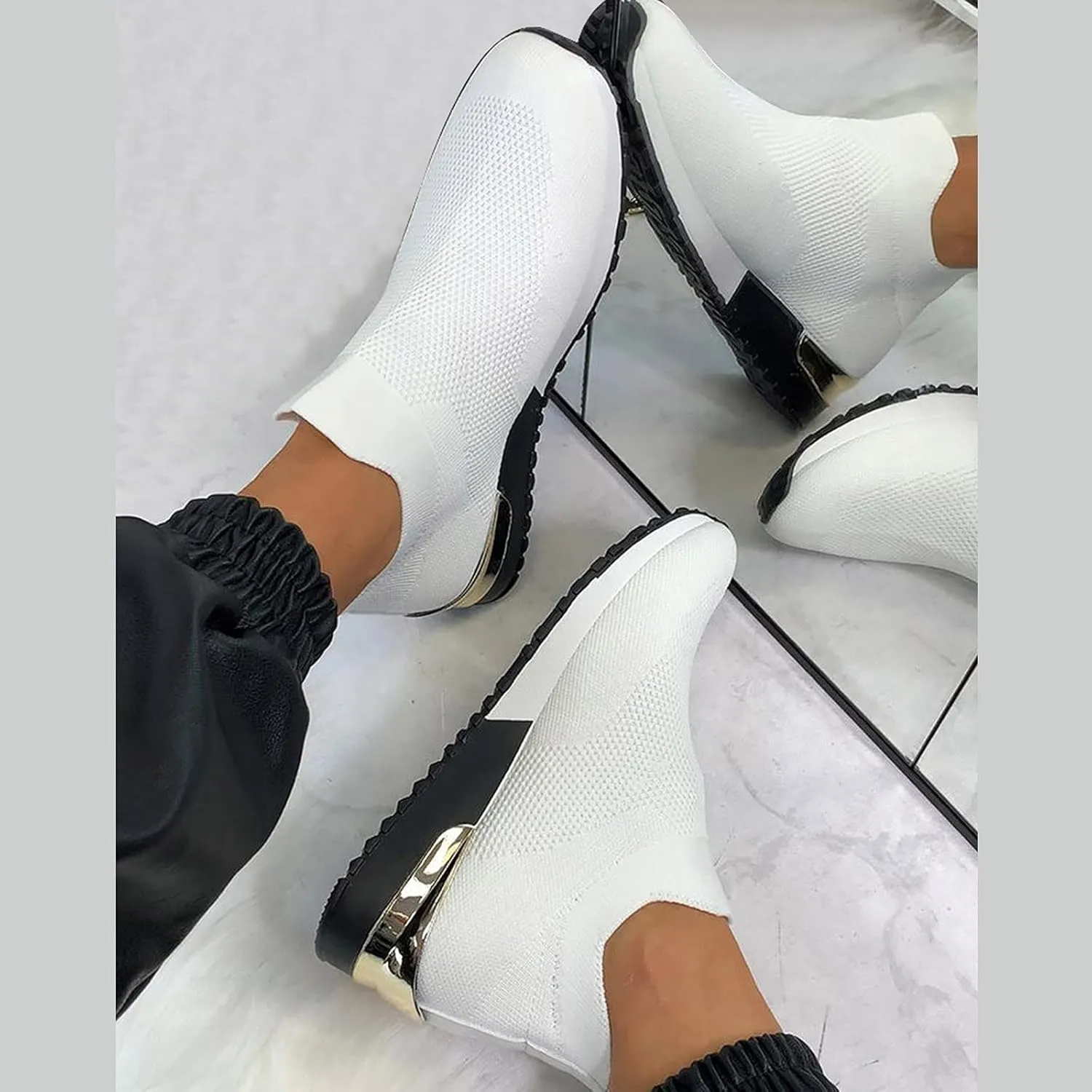 Trending High Top Sneakers for Women 2023 Zapatos De Vestir para Mujer Semi Cerrados Negros Womens Casual Shoes Size 11 Wide Platform Sneakers for Women Wide Width Trail Running Shoes Women Stability