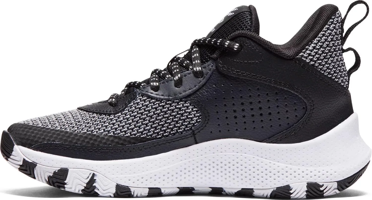Under Armour - Unisex-Child Gs Curry 3Z 24 Shoes, Color Black (002), Size: 6.5 M US Big Kid