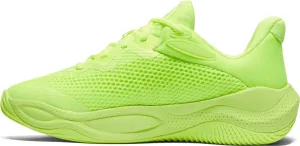Under Armour - Unisex Curry Splash 24 Basketball Shoes, Color High Vis Yellow (700), Size: 7 M US Mens / 8.5 M US Womens