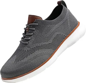 Valentines Deals of Today Breeze Shoes for Men, Mens Wearbreeze Shoes Breeze Shoes for Men Wide Women's Fashion Sneakers Knit Sneakers Men Woven Orthopedic Breathable Soft