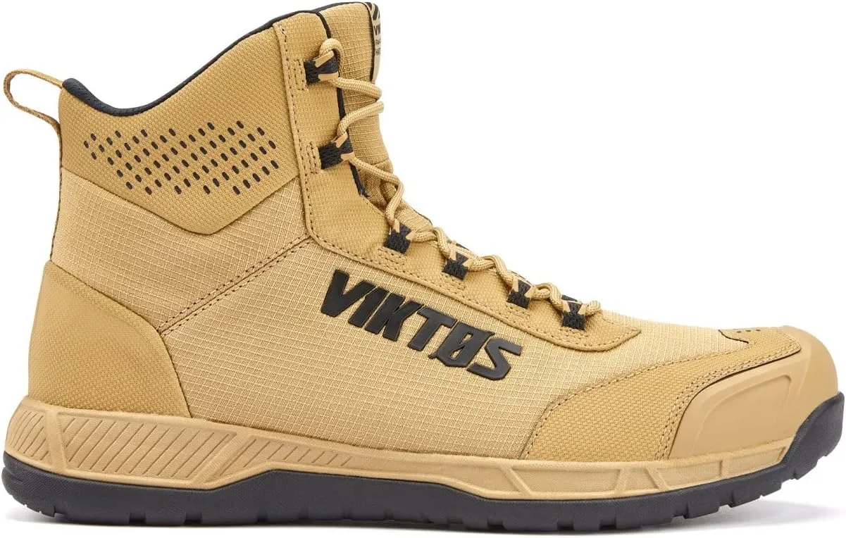 VIKTOS Men's Range Trainer Rugged Durable Breathable Waterproof Reinforced Toe Tactical Mid Boots
