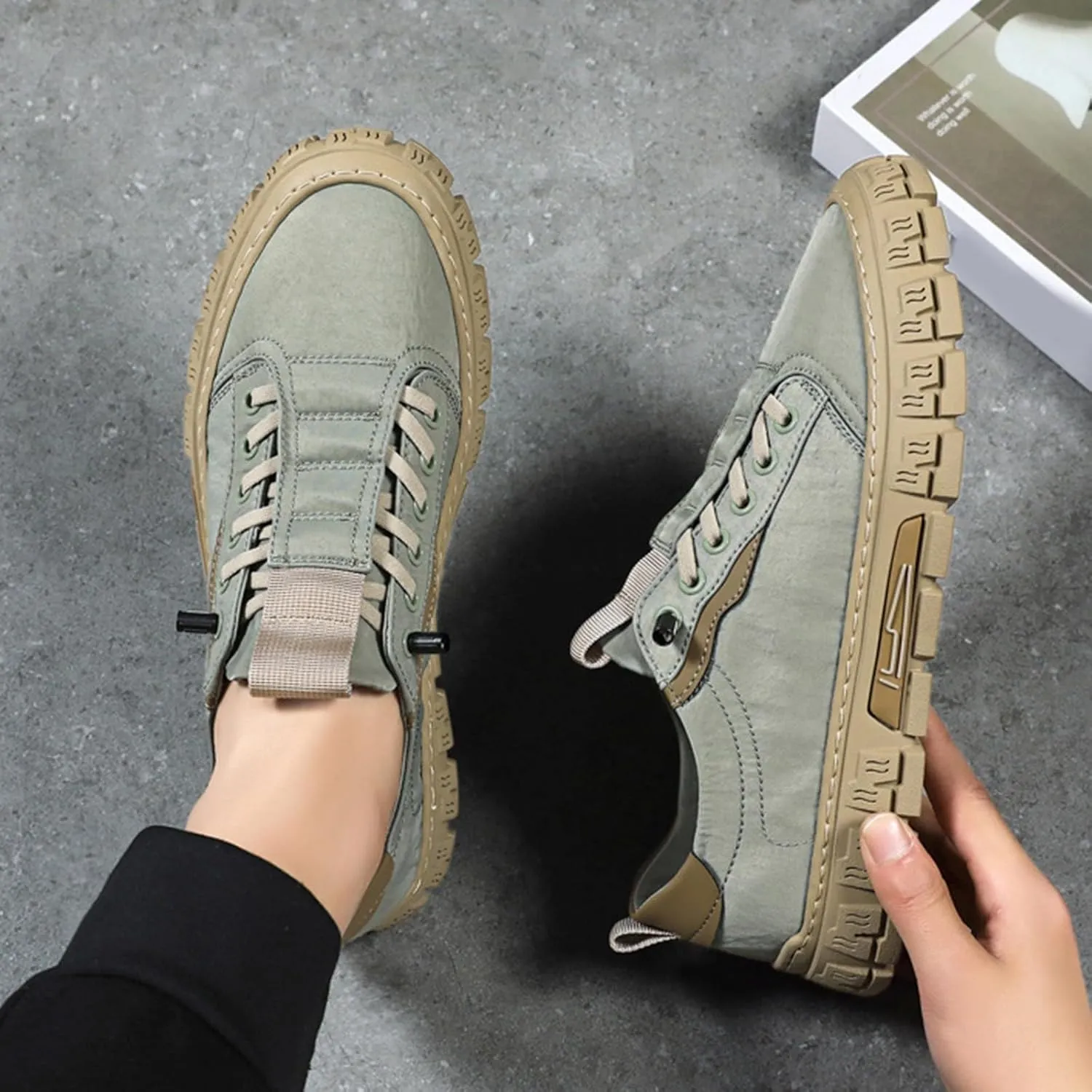 Walking Shoes Tennis Comfortable Canvas Shoes Men's Breathable New Men's Fashionable and Versatile Casual Board
