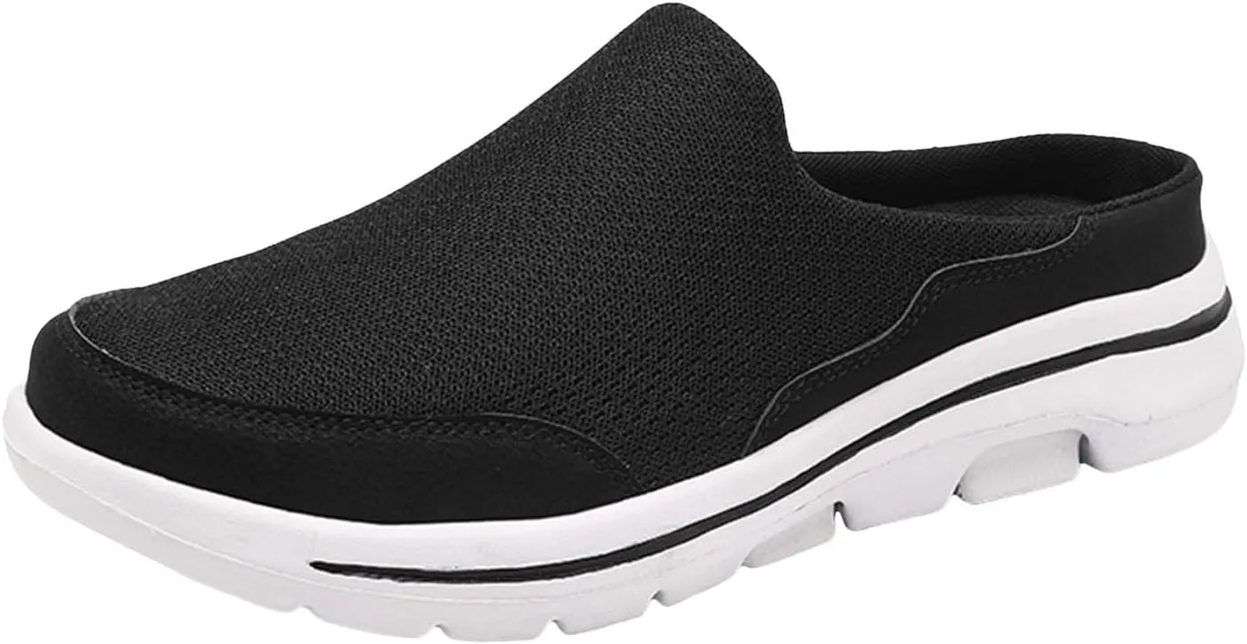 Walking Shoes Tennis Comfortable Comfortable and Breathable Flat Soled Slip On Mesh Heelless Casual Shoes for Men and