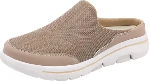 Walking Shoes Tennis Comfortable Comfortable and Breathable Flat Soled Slip On Mesh Heelless Casual Shoes for Men and