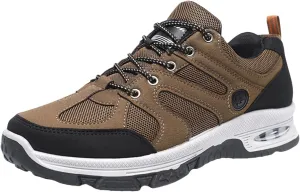 Waterproof Hiking Shoes Men Lightweight Non Slip Breathable Hiking Sneakers Outdoor Mountaineering Air Cushion Shoes for Men Trekking Climbing Walking Traveling Daily Work Shoe