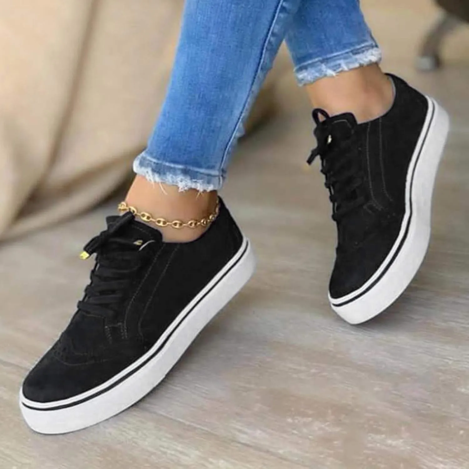 Wedge Sneakers for Women Comfortable Dressy Orthopedic Shoes for Women Dressy Wide Slip On Gym Shoes Womens Sneakers Casual Zapatos De Mujer Antideslizante para Cocina