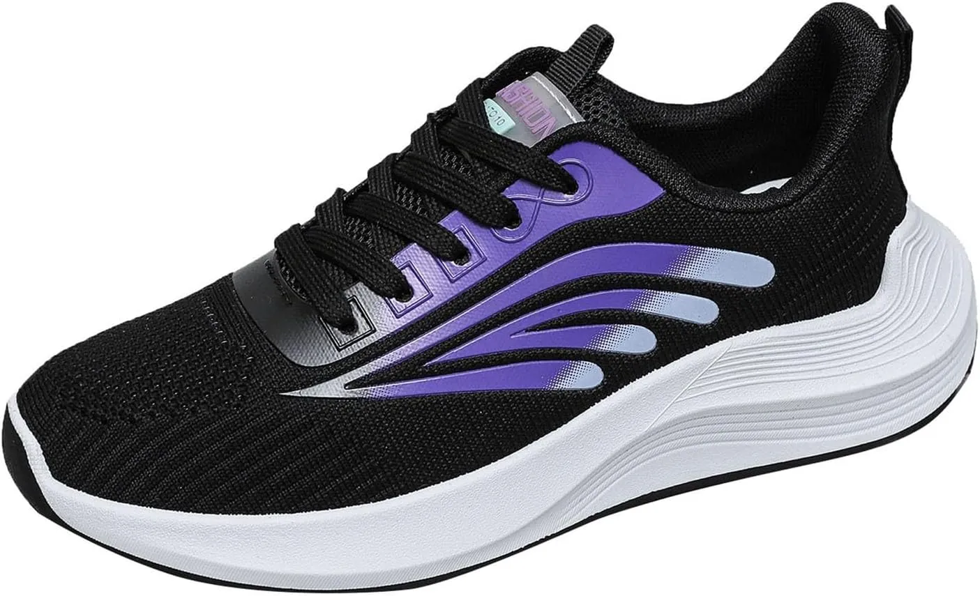 Wedge Sneakers for Women Zapatos De Mujer Antideslizante para Cocina Black Tennis Shoes for Women Work Non Slip Plantar Fasciitis Shoes Women Wide Width Zapatos para Mujer Comodos De Vestir