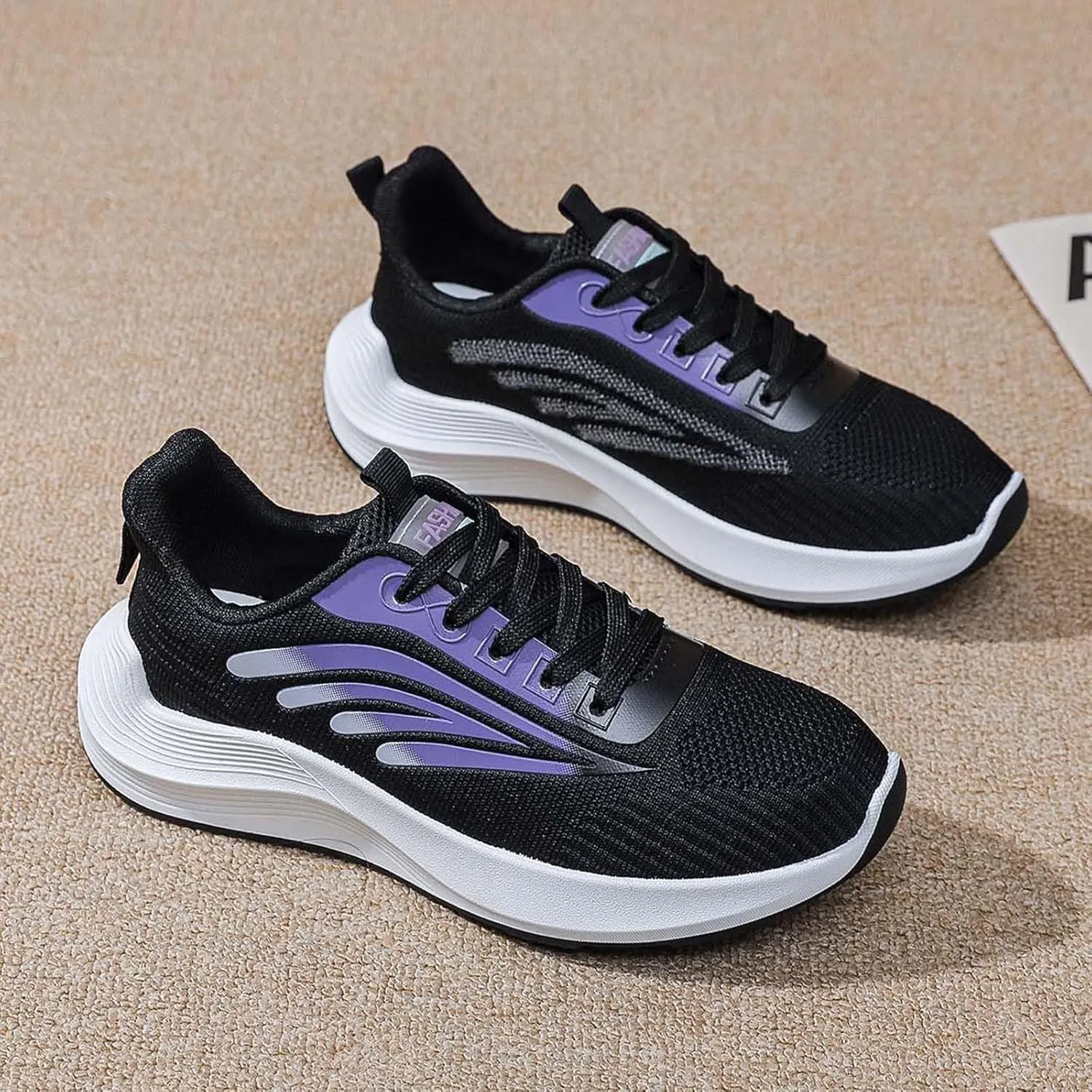 Wedge Sneakers for Women Zapatos De Mujer Antideslizante para Cocina Black Tennis Shoes for Women Work Non Slip Plantar Fasciitis Shoes Women Wide Width Zapatos para Mujer Comodos De Vestir