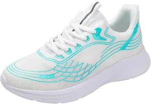 White High Top Sneakers for Women Wide Width Walking Shoes Women Arch Support Wide Walking Shoes for Women Slip Ons Running Shoes for Women Wide Fit Size 9 Wide Women's Round Toe Slip On Tennis Shoes
