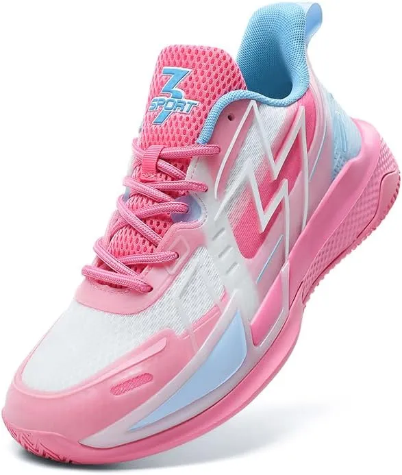 Women Basketball Shoes Fashion Sneakers Comfortable Unisex Athletic Lightweight Non Slip Outdoor Sport Volleyball Shoes