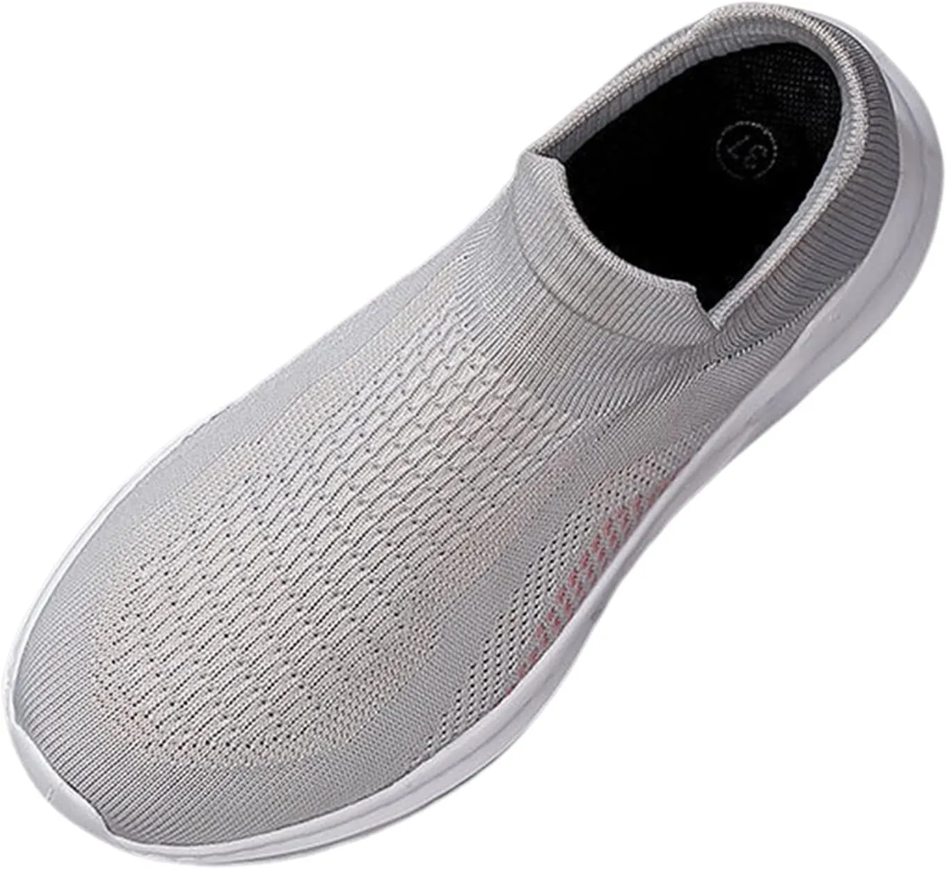 Women Slip Ons Sneakers Shoes Mesh Knit White Slip On Sneakers for Women Wide Womens Indoor Basketball Shoes Size 7 Womens High Top Sneakers Zapatos CóModos Y Elegantes para Mujer De Vestir 10